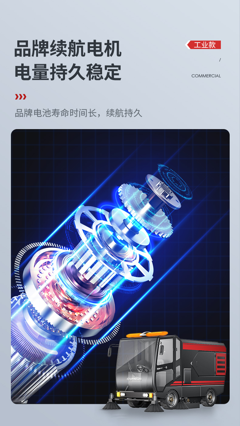 揚子S14電動(dòng)掃地車(chē)(圖7)