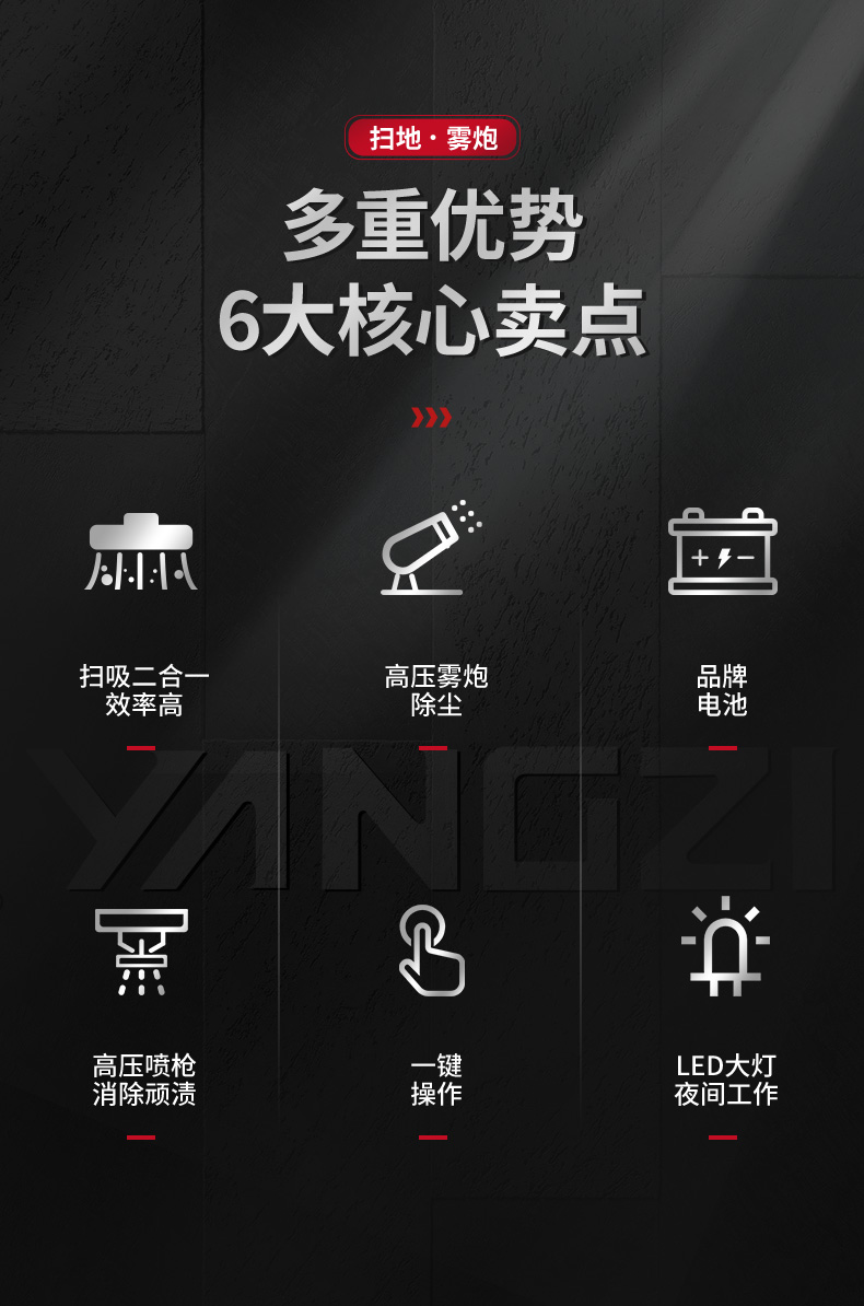 揚子S15電動(dòng)掃地車(chē)(圖5)