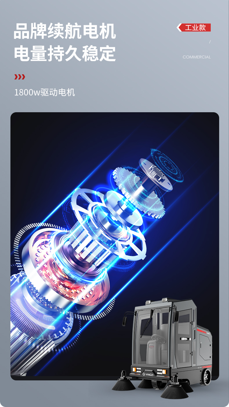 揚子S12電動(dòng)掃地車(chē)(圖14)